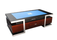 Van de de Ladestijl van de aanrakingskoffietafel de Venstersos Multifunctionele LCD Binnen de Koffiespeeltafel van het Monitortouche screen