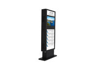 Busstation openluchtlcd touch screen uiterst dunne reclamevertoning de tribune digitale signage van de 32 duimvloer