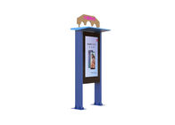 49 Inch Vloerstaande Buiten Binnen Elektronische Totem Kiosk Scherm Digitale Signage En Lcd Reclame Display