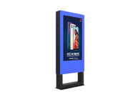 Openlucht Draagbare Digitale Signage Kiosk Op batterijen 55 Duimlcd Vertoning van de Vertonings de Digitale Affiche