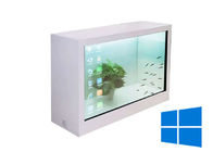 21,5 Duim het Transparante Lcd Showcase Interactieve LCD Reclamescherm
