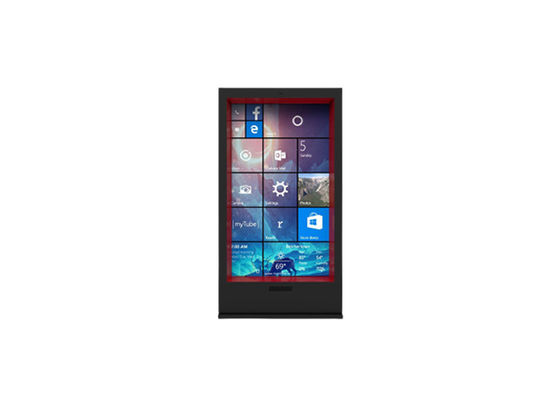 Waterdichte Openlucht7*24-hour werken LCD van de 86 Duimtotem Digitale Signage en Vertoning