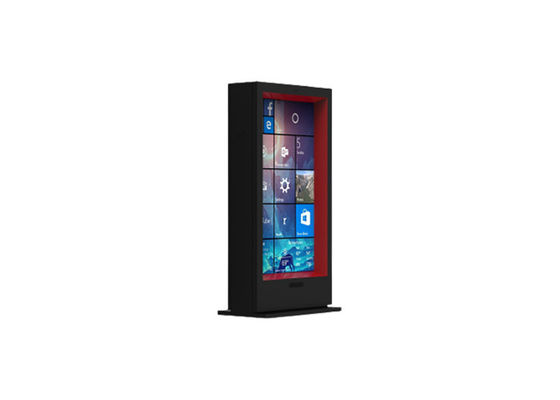 Waterdichte Openlucht7*24-hour werken LCD van de 86 Duimtotem Digitale Signage en Vertoning