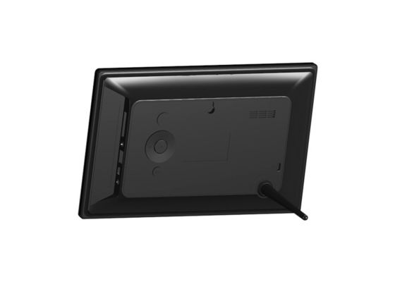 1500 mAh oplaadbare batterij 9 inch aluminium digitaal fotoraam met MP4/Mov/Avi videoformaat