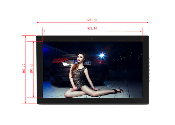 24 LCD Backlight HD 1024*600 van het duimscherm omlijsting die Elektronische Volledig operationele de Muziekfilm van het Albumbeeld speelt