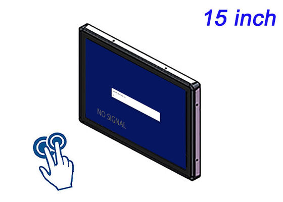 15-inch ingebed touchscreen voor beveiligingspanelen, magazijnautomatisering, procesbewaking en automaten