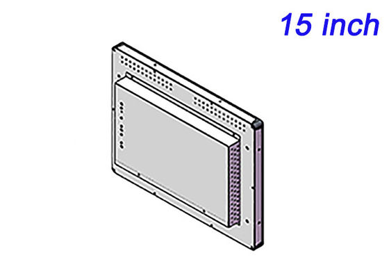 15-inch ingebed touchscreen voor beveiligingspanelen, magazijnautomatisering, procesbewaking en automaten