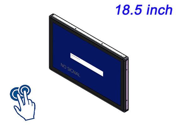 18.5-inch touch-geïntegreerde monitor voor fitnessapparatuur, informatie-kiosken, wegwijzers en transportinterfaces