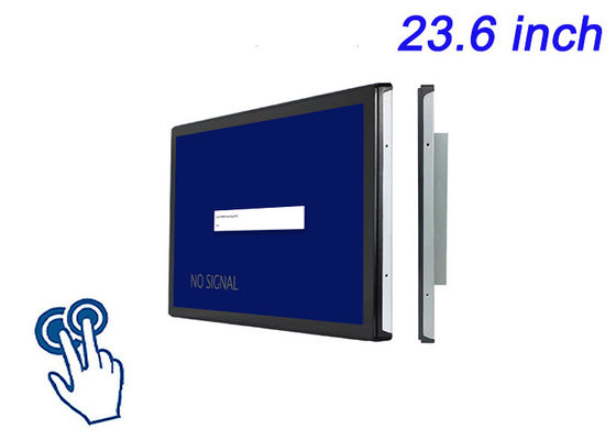 23.6 inch touch-embedded display voor medische diagnostiek, olie- en gasapparatuur, fabrieksautomatisering en commandocentra