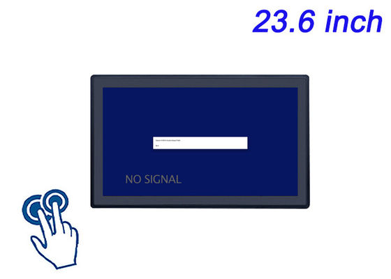 23.6 inch touch-embedded display voor medische diagnostiek, olie- en gasapparatuur, fabrieksautomatisering en commandocentra