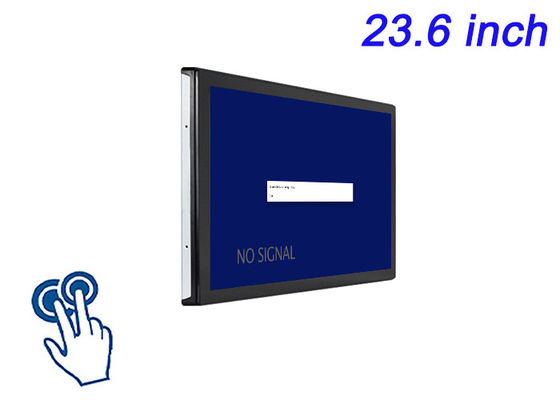 23.6 inch touch-embedded display voor medische diagnostiek, olie- en gasapparatuur, fabrieksautomatisering en commandocentra