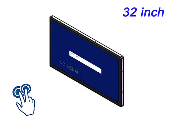 32 inch Touch Embedded Monitor voor bewakingssystemen, logistieke operaties, luchthavenschermen en controlekamers