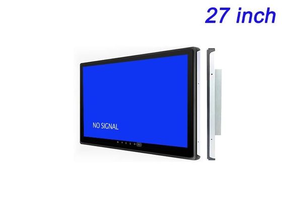27 inch ingebedde monitor voor digitale reclame, logistieke operaties, openbaar vervoer en tentoonstellingspanelen