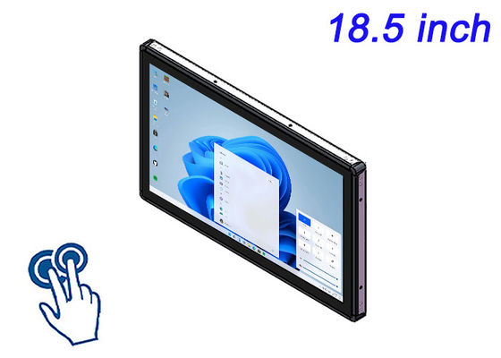 18.5-inch Windows Touch Embedded Monitor voor fitnessconsoles, kaartjesystemen, automaten en wegwijzers