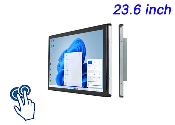 23.6-inch Windows Touch Embedded Display voor medische diagnoses, CNC-machines, olieraffinaderijsystemen en geavanceerde bedieningspanele