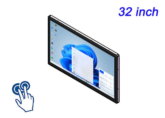 32-inch Windows Touch Embedded Monitor voor controlekamers, logistieke displays, bewakingssystemen en interfaces voor openbaar vervoer