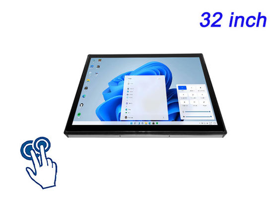 32-inch Windows Touch Embedded Monitor voor controlekamers, logistieke displays, bewakingssystemen en interfaces voor openbaar vervoer
