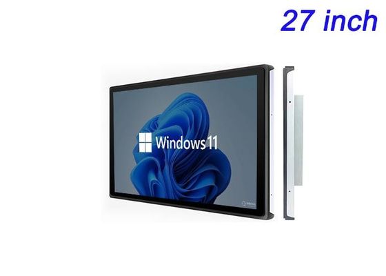 27 inch Windows Embedded Screen voor digitale reclame, beurzen, logistieke dashboards en commandozalen