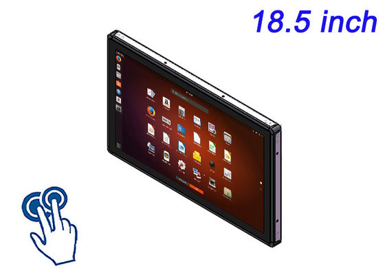 18.5-inch Linux Touch Embedded Monitor voor intelligente autoverwassystemen, openbare borden, interactieve museumpanelen en industriële besturing