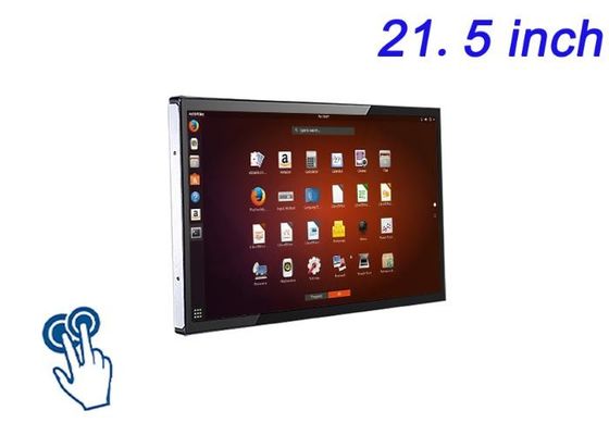 21.5-inch Linux Touch Embedded Display voor logistieke dashboards, slimme fabrieken, bedrijfsinterfaces en stadion scoreboards