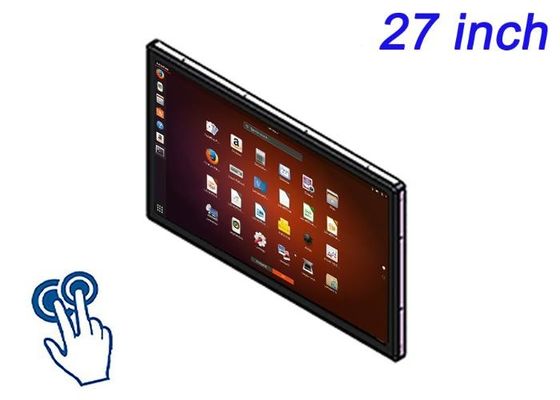 27 inch Linux Touch Embedded Screen voor grootschalige retail displays, Airport Check-In Systems, Broadcast Monitoring en Energy Dashboards
