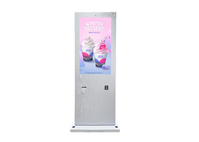 Lcd van de vloertribune Signage van de Reclamevertoning het Waterdichte Openlucht Digitale Scherm van de Kioskvertoning