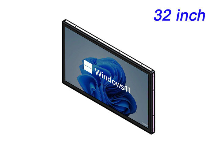 32-inch Windows Embedded Monitor voor bewakingssystemen, luchthavenschermen, panelen voor openbaar vervoer en industriële monitoring