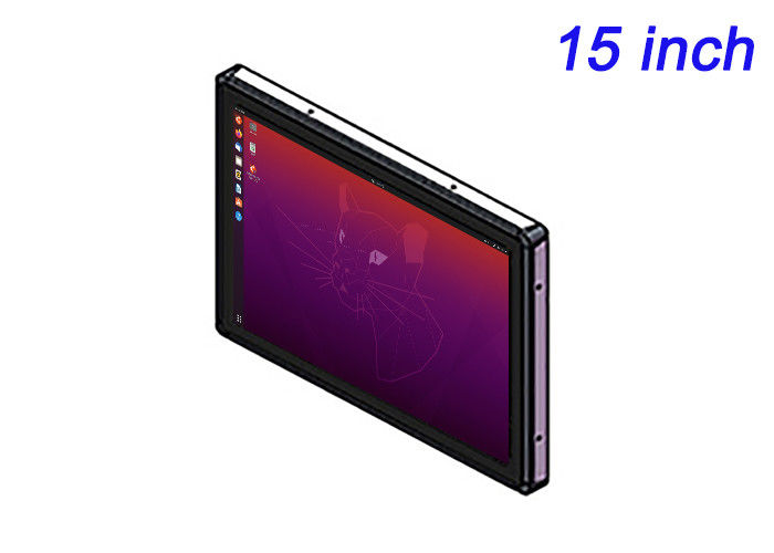 15-inch Linux Embedded Display voor Transport Interfaces, Digital Signage, Manufacturing Dashboards en Facility Management